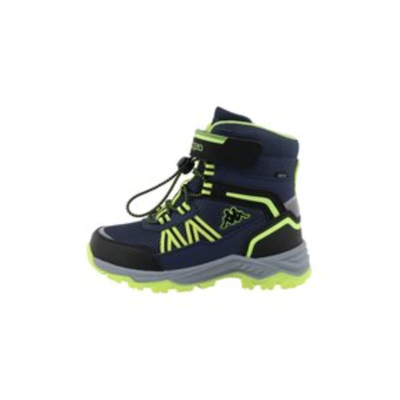 Kappa Alpin-/Bergstiefel – navy lime/hellgrau