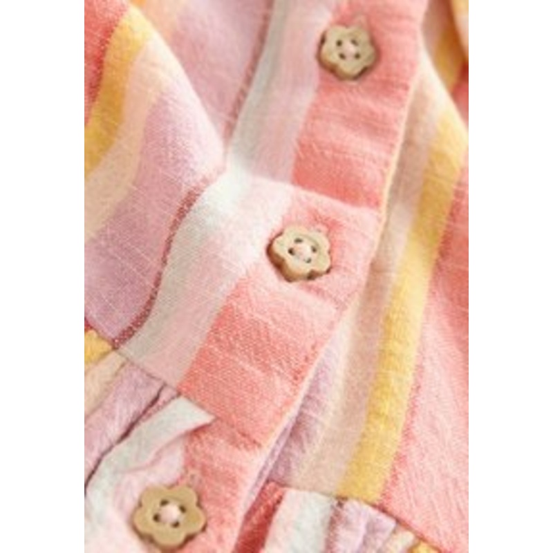 Next REGULAR FIT-COLLAR – Jumpsuit – pastel stripe/pink