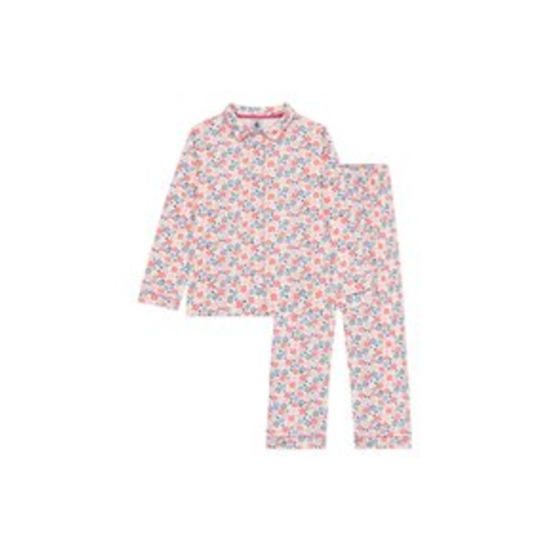 Petit Bateau FLORAL SET – Nachtwsche Set – marshmallow multico/mehrfarbig