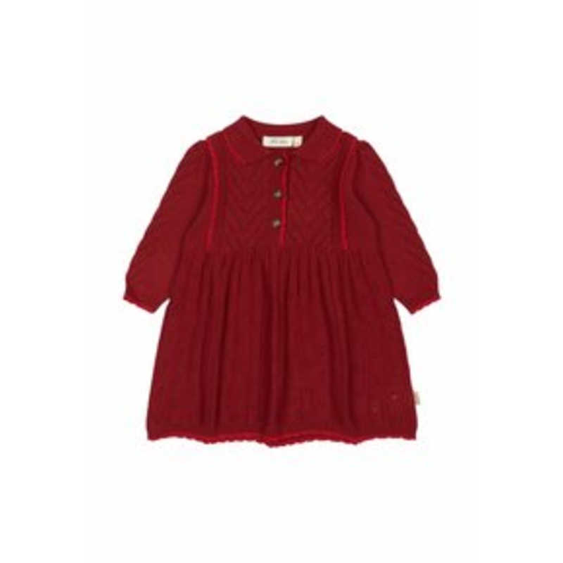 Petit Piao DAIMI – Strickkleid – biking red/rot