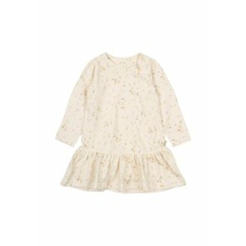 Petit Piao Jerseykleid – bellis aop/beige