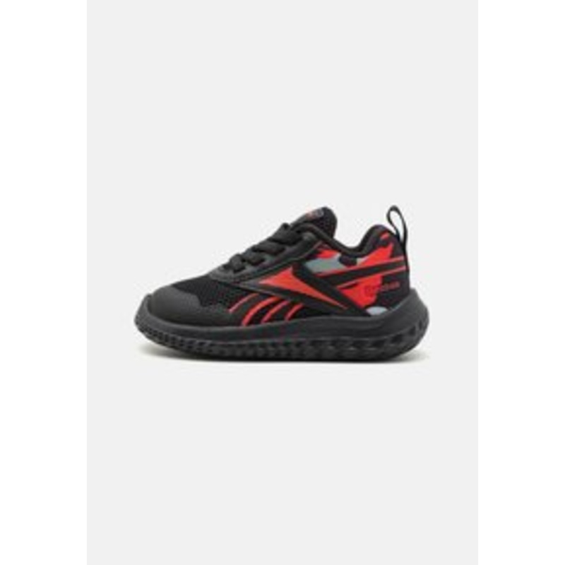 Reebok RUSH RUNNER 5 ELASTIC LACE UNISEX – Laufschuh Strae – black/energyred/grey3/schwarz