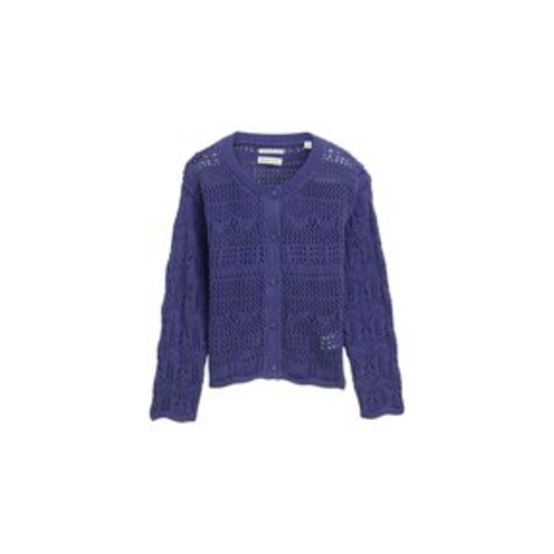 TOM TAILOR Strickjacke – dark blue harbor/dunkelblau