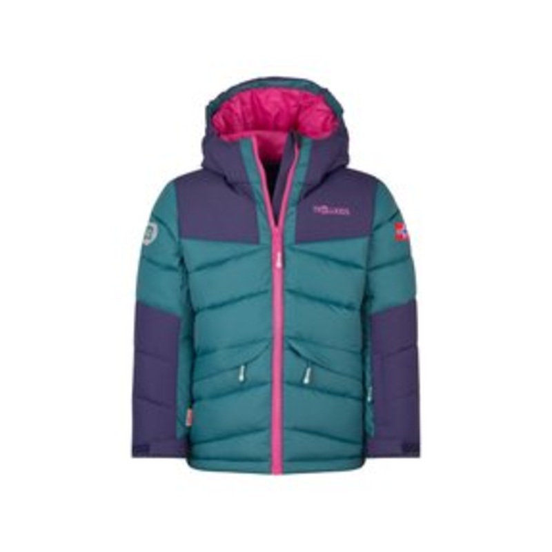 TROLLKIDS NARVIK PRO – Skijacke – midnight petrol/deep violet/dark pink/petrol