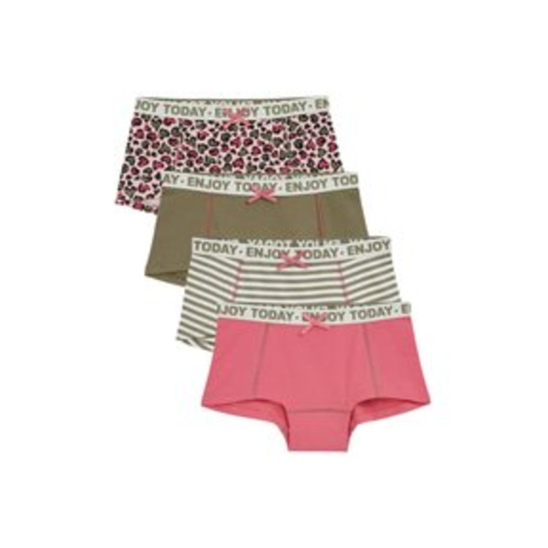 WE Fashion 4 PACK  – Slip – moss green/tanne