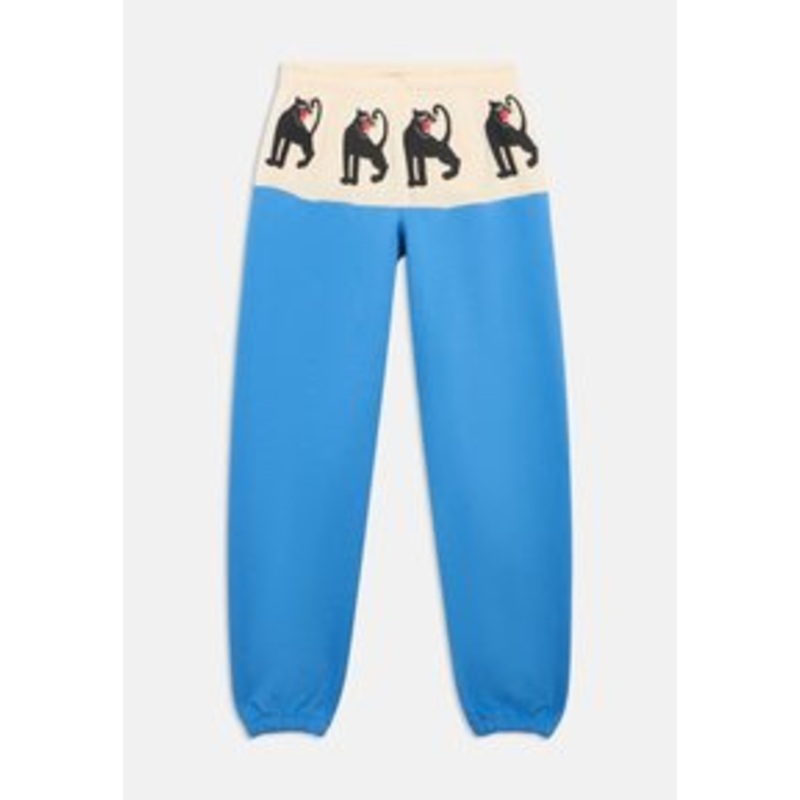 Mini Rodini PANTHER PANEL UNISEX – Jogginghose – blue/blau