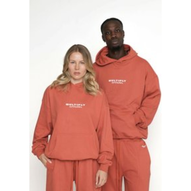 Multiply Apparel OVERSIZE CONTOURED – Kapuzenpullover – etruscan red/rot