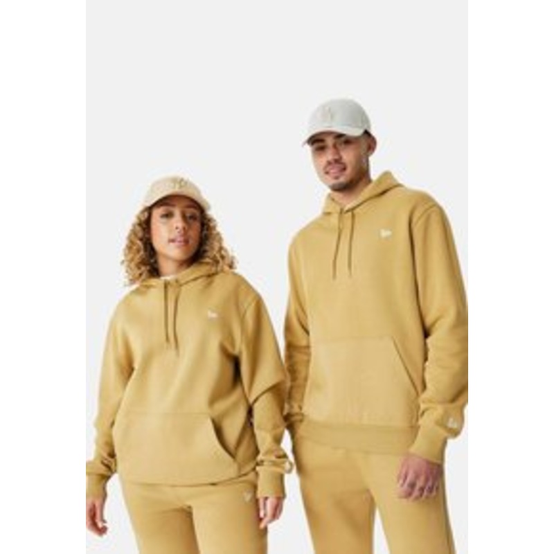 New Era ESSENTIALS FLAG – Kapuzenpullover – beige