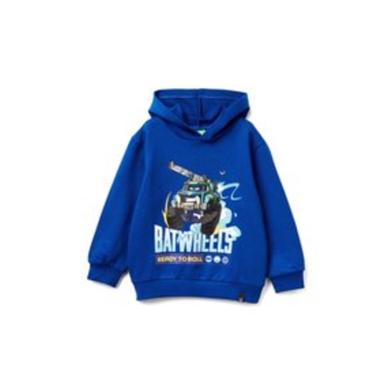 United Colors of Benetton FEATURING BATWHEELS DC AND WBEI – Kapuzenpullover – blue/blau