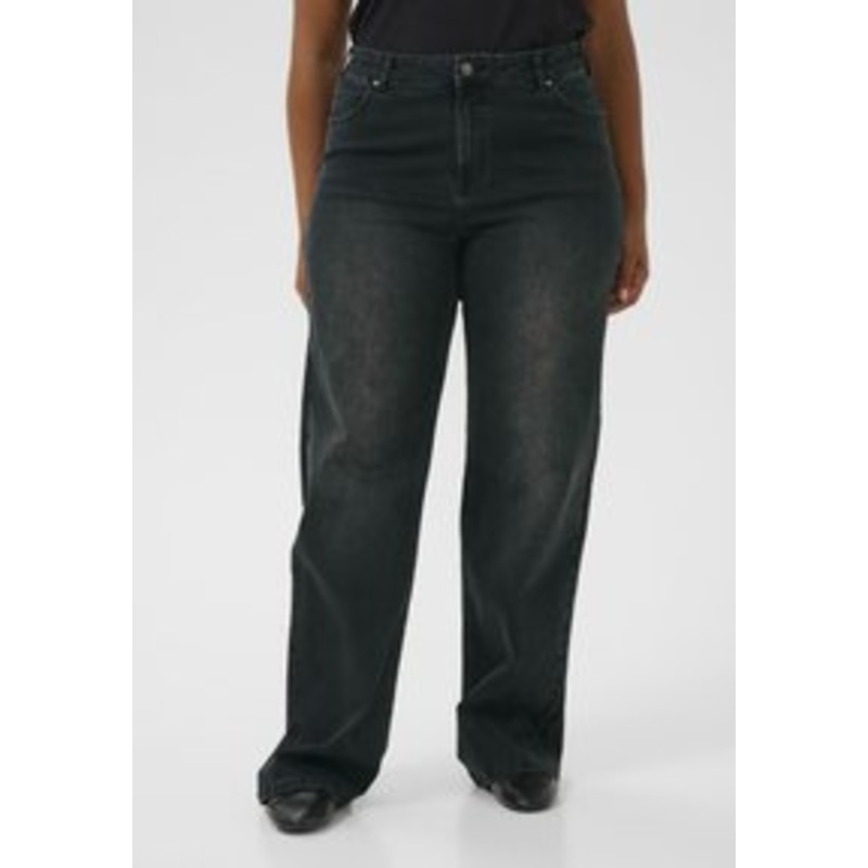 Kaffe Curve Loose Jeans – dark grey wash/dunkelgrau