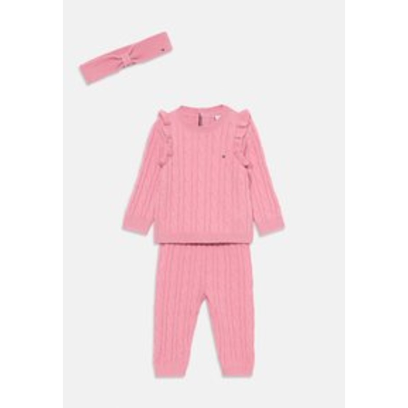 Tommy Hilfiger CABLE HEADBAND GIFTBOX SET – Jogginghose – mystic pink/pink