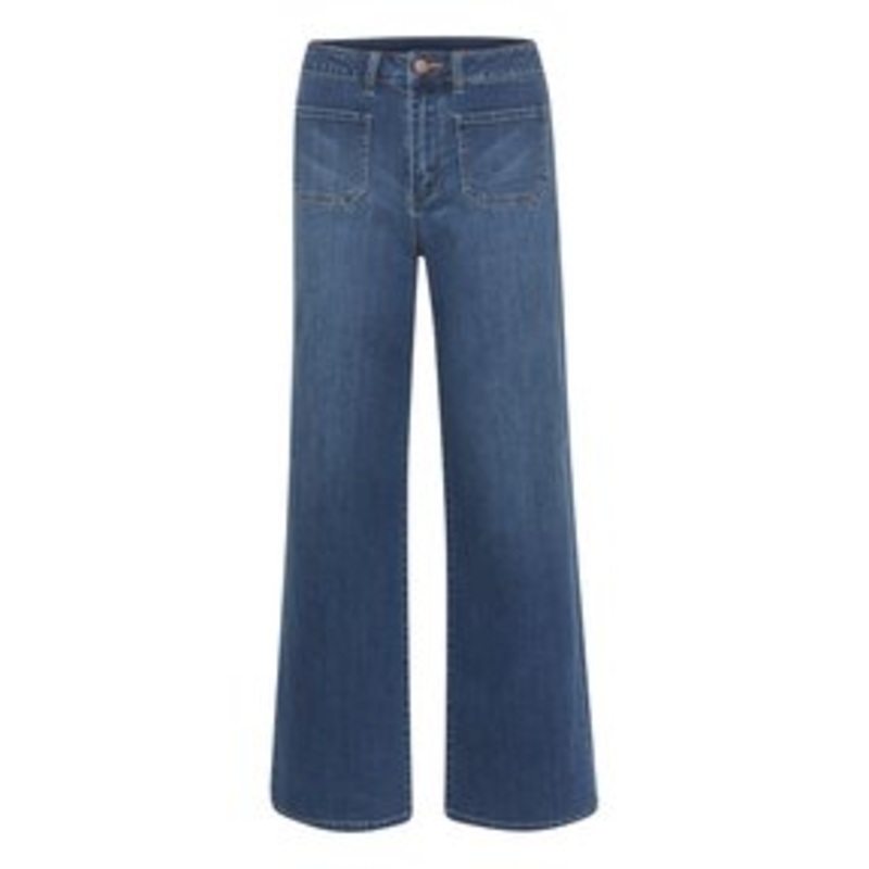 Kaffe KAKARLA – Jeans Straight Leg – medium blue washed denim/blau