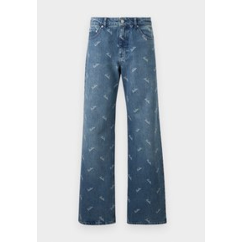 lala Berlin PAOLA – Jeans Straight Leg – washed blue/blue denim