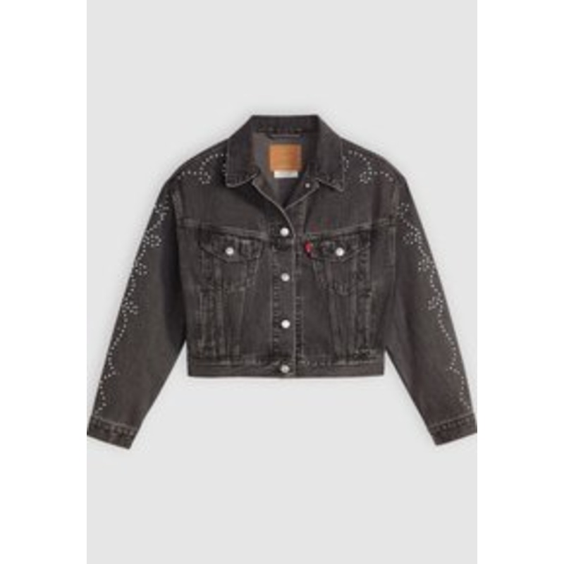Levi’s ’90S SHRUNKEN TRUCKER – Jeansjacke – bejeweled trucker/black denim