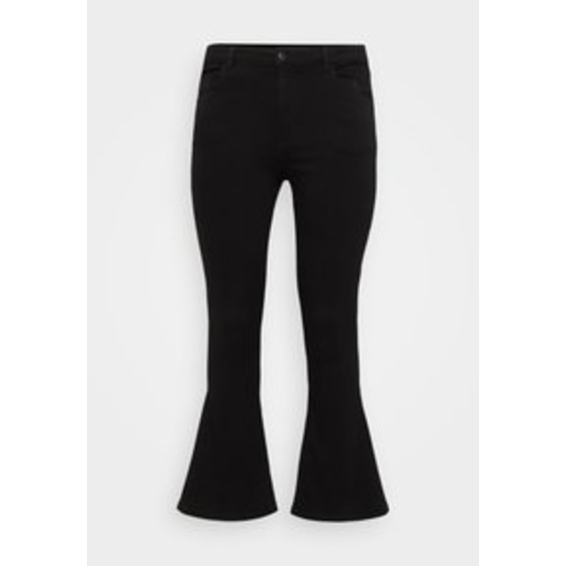 Noisy May NMSALLIE CURVE – Jeans Bootcut – black/black denim