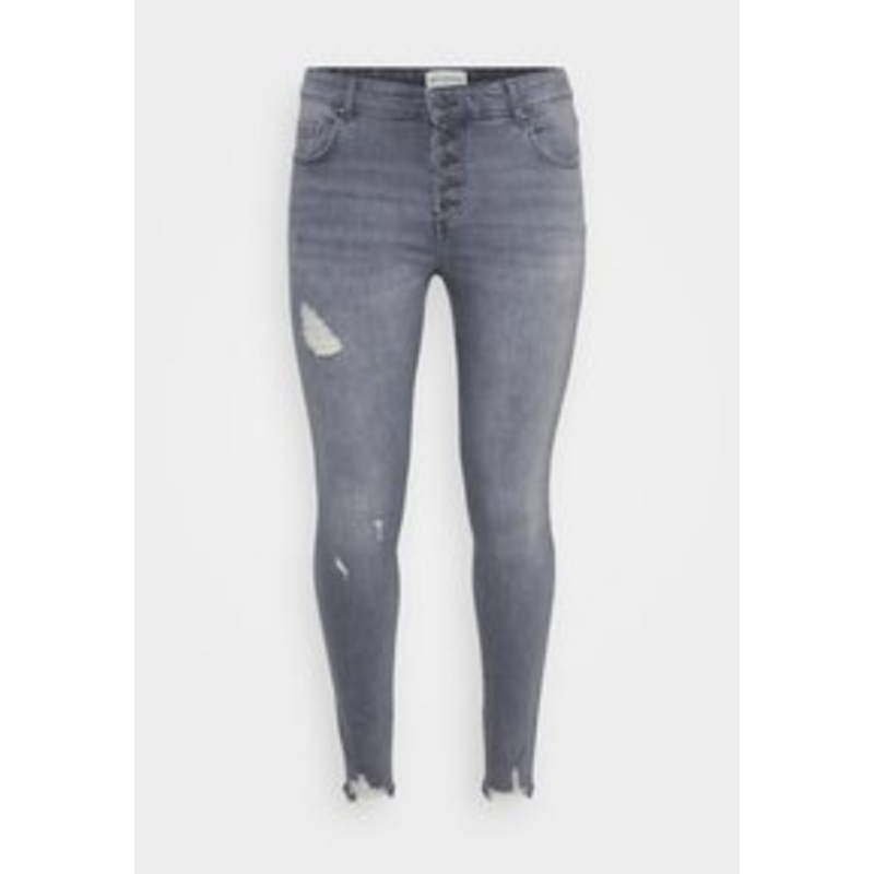 ONLY Carmakoma CARWILLY LIFE – Jeans Skinny Fit – grey denim