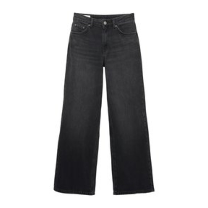 PULL&BEAR LOOSE  – Jeans Relaxed Fit – black/schwarz