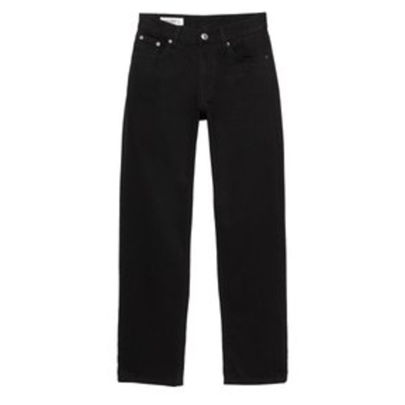 PULL&BEAR MID-WAIST – Jeans Slim Fit – black/schwarz