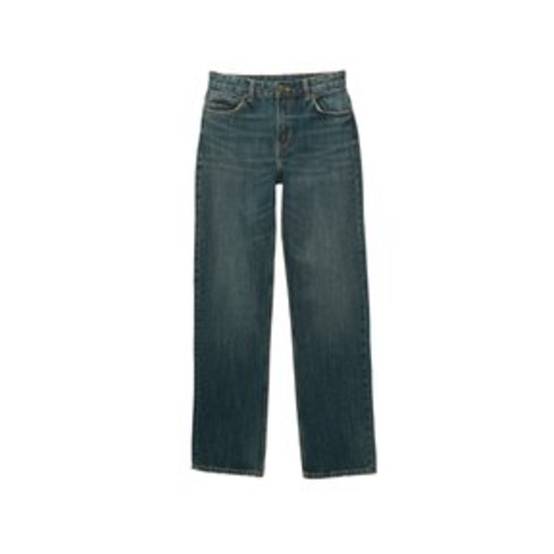 PULL&BEAR MID-WAIST – Jeans Straight Leg – stone blue denim/stone-blue denim