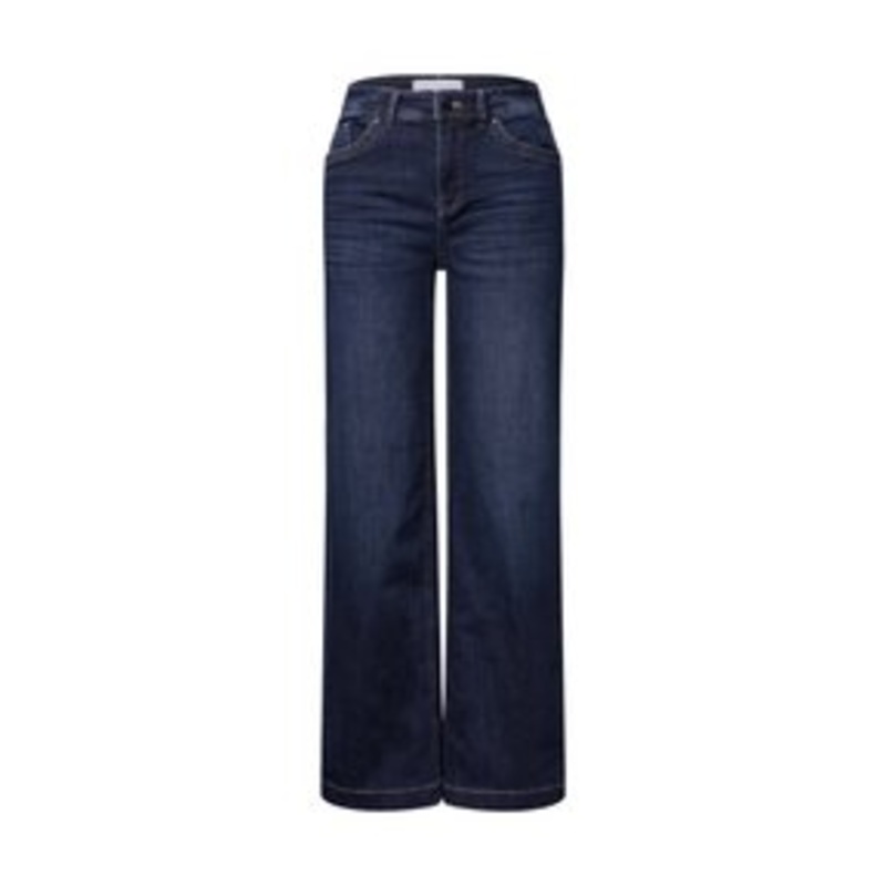 Street One Jeans Relaxed Fit – blau/blue-black denim