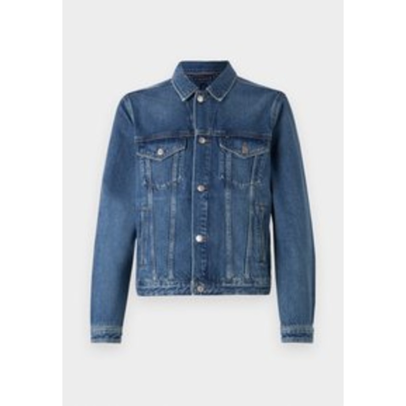 Tommy Hilfiger TRUCKER UNISEX – Jeansjacke – sep indigo/blue denim