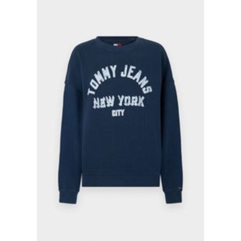 Tommy Jeans VARSITY CREW – Sweatshirt – dark night navy/dunkelblau