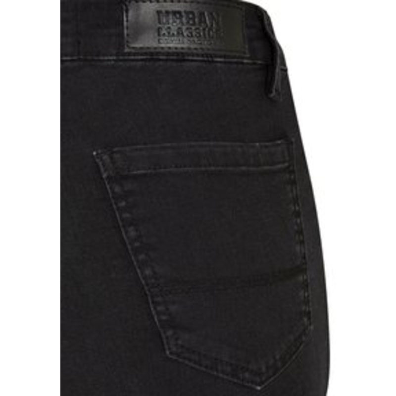 Urban Classics SUPER STRETCH – Jeans Bootcut – black stone washed/schwarz