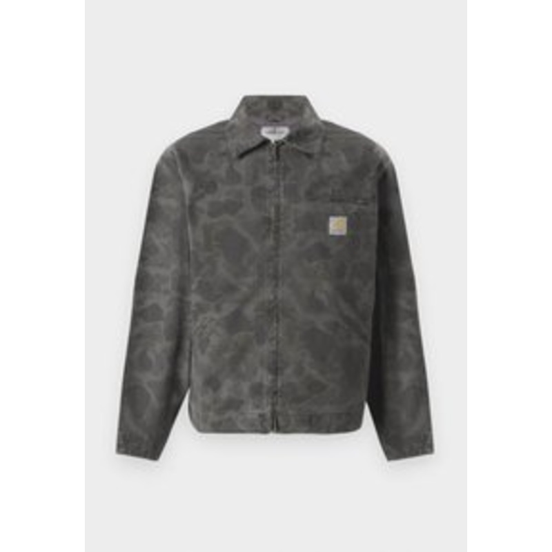 Carhartt WIP DETROIT JACKET – Jeansjacke – green/porphyry stone washed/grn