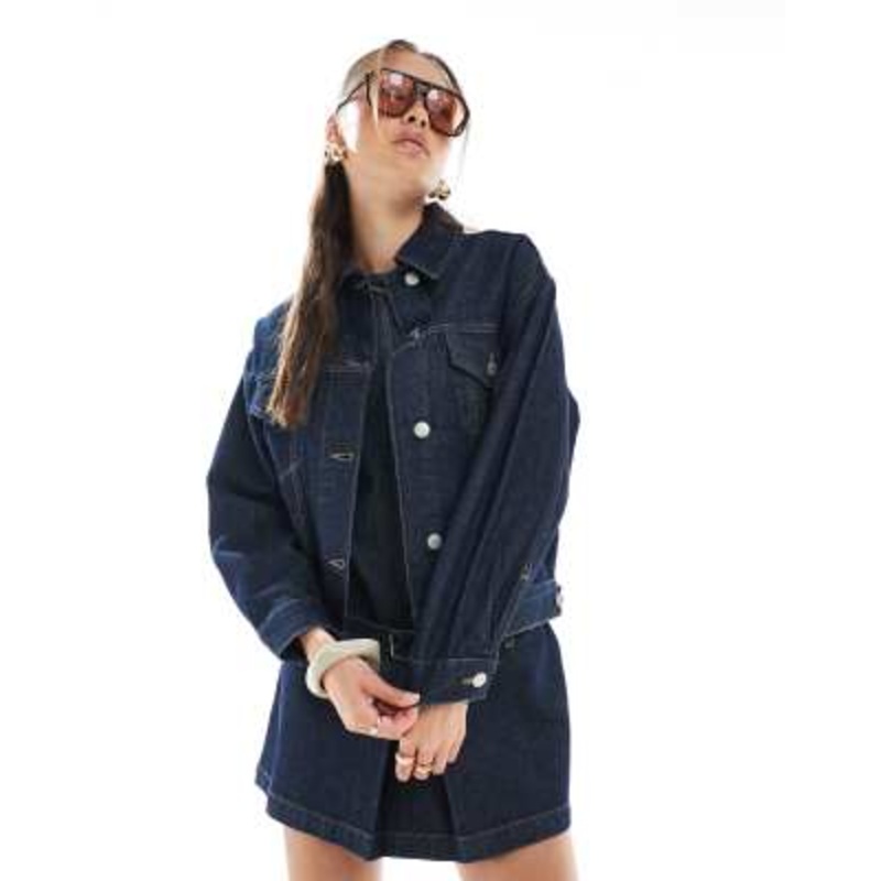 Cotton On 91 denim jacket in blue