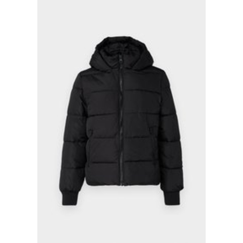 JDY JDYVISKAS LIFE SHORT HOOD JACKET – Winterjacke – black/schwarz