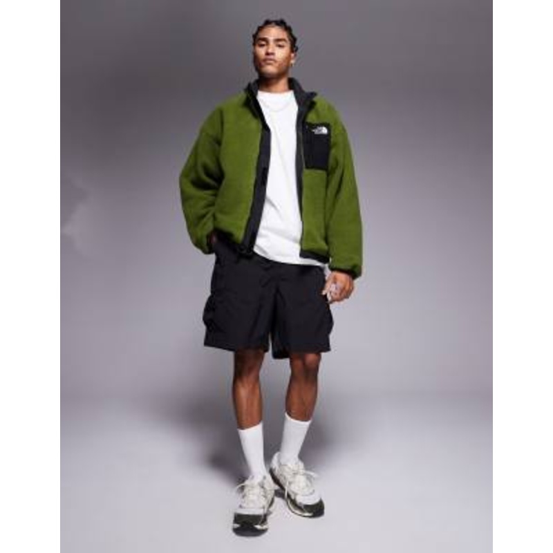 The North Face Yumiori Reversible Jacket in green and black