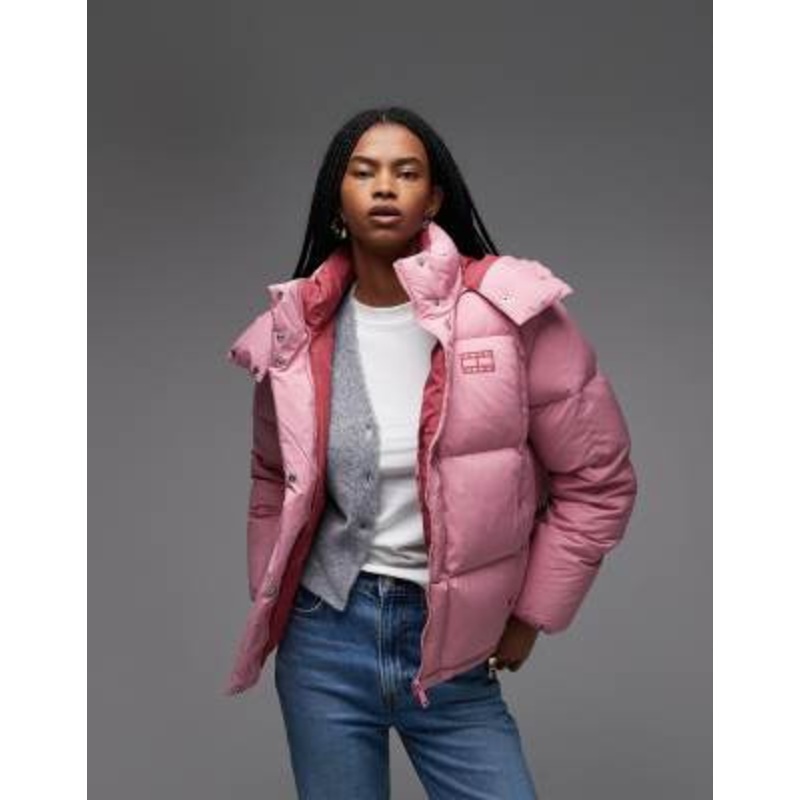 Tommy Jeans Alaska jacket in pink