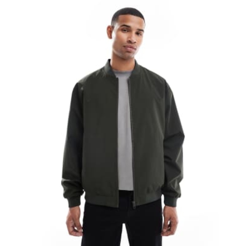 Jack & Jones bomber jacket in green