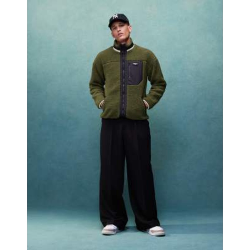 Alma de Ace borg jacket in khaki