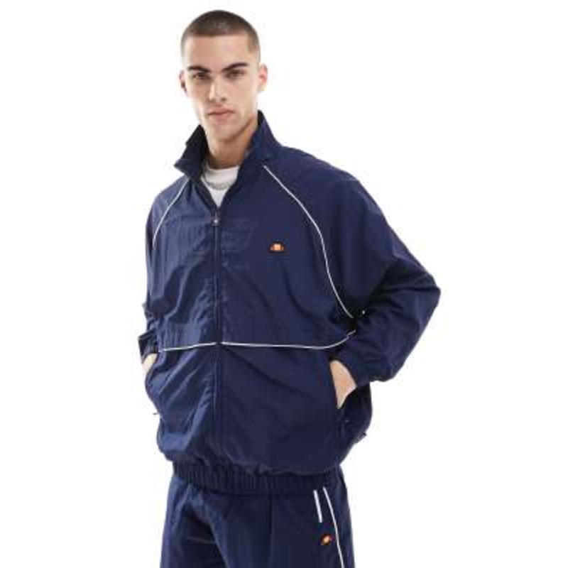 ellesse Kahlochi full zip jacket in navy