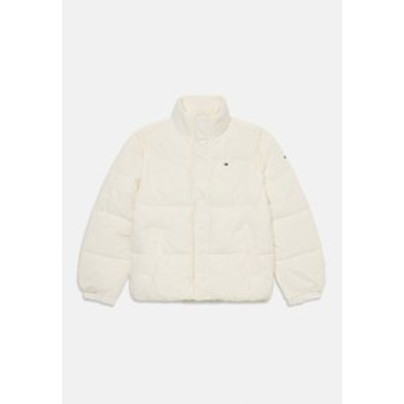 Tommy Hilfiger FLAG PUFFER JACKET UNISEX – Winterjacke – ivory/offwhite