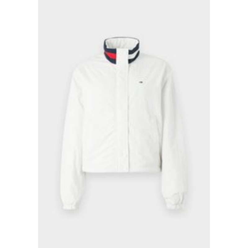 Tommy Jeans ESSENTIAL PADDED FLAG JACKET – bergangsjacke – ecru/offwhite