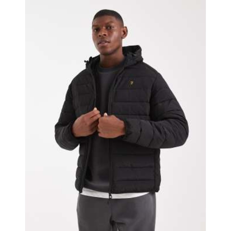 Farah kennedy padded jacket in black