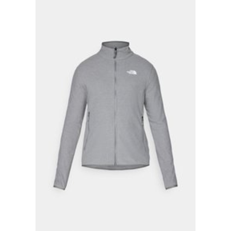 The North Face M GLACIER FLEECE JACKET – Fleecejacke – grey heather/hellgrau