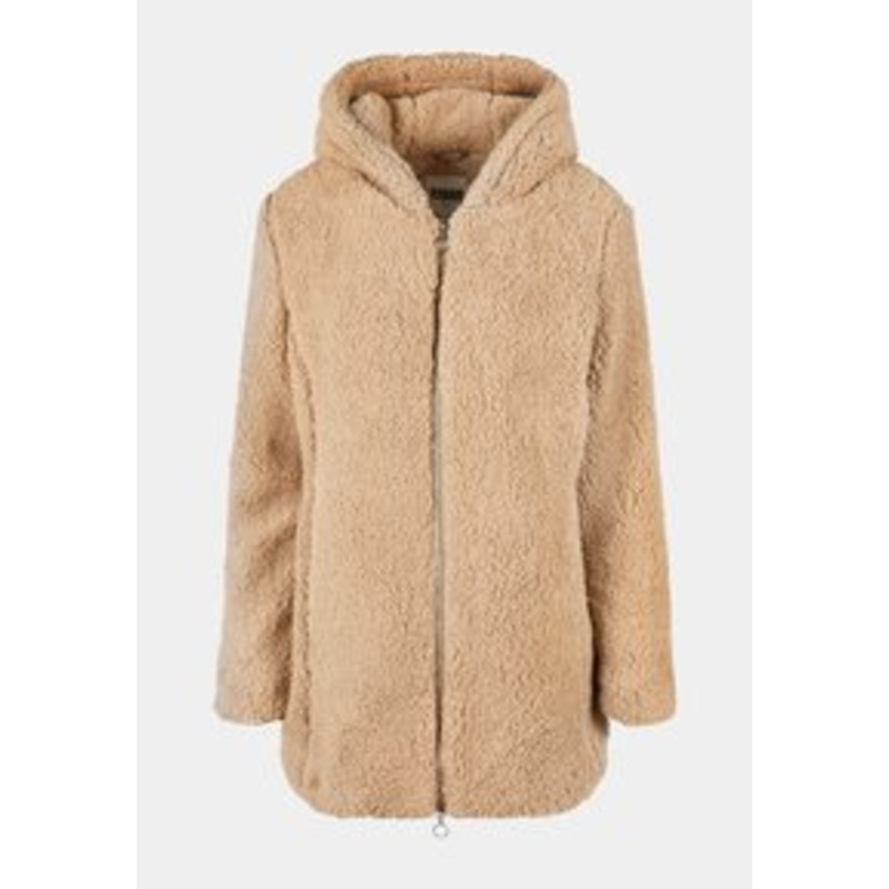 Urban Classics LADIES SHERPA JACKET – Wintermantel – softtaupe/taupe