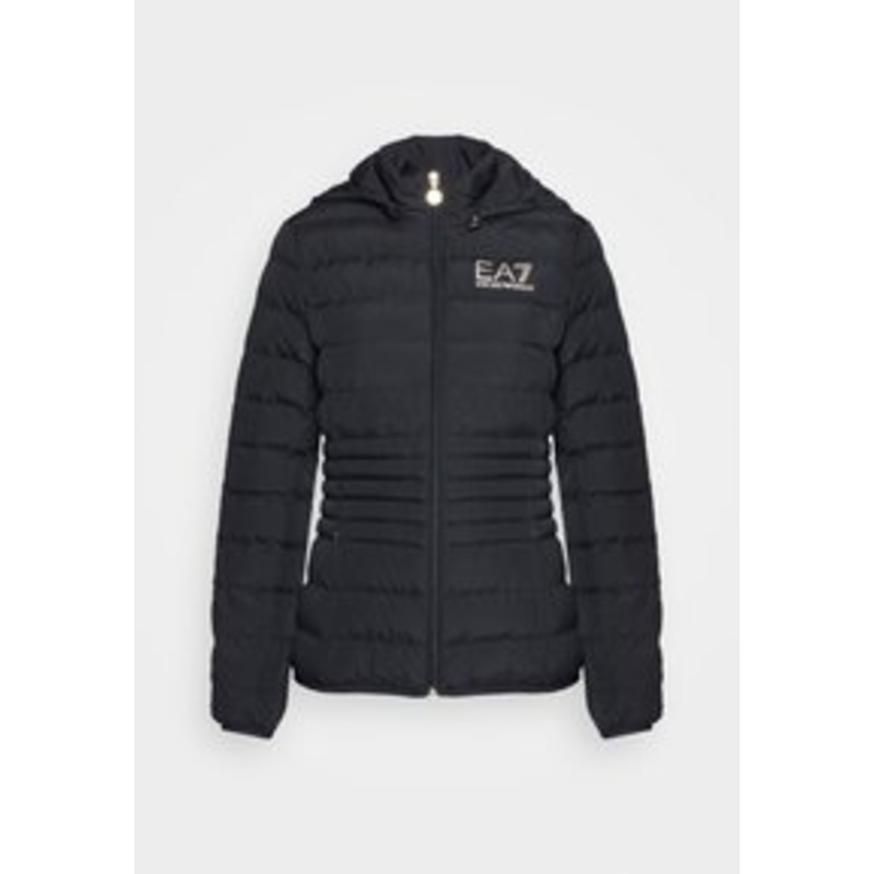 EA7 Emporio Armani JACKET – bergangsjacke – black/gold/schwarz