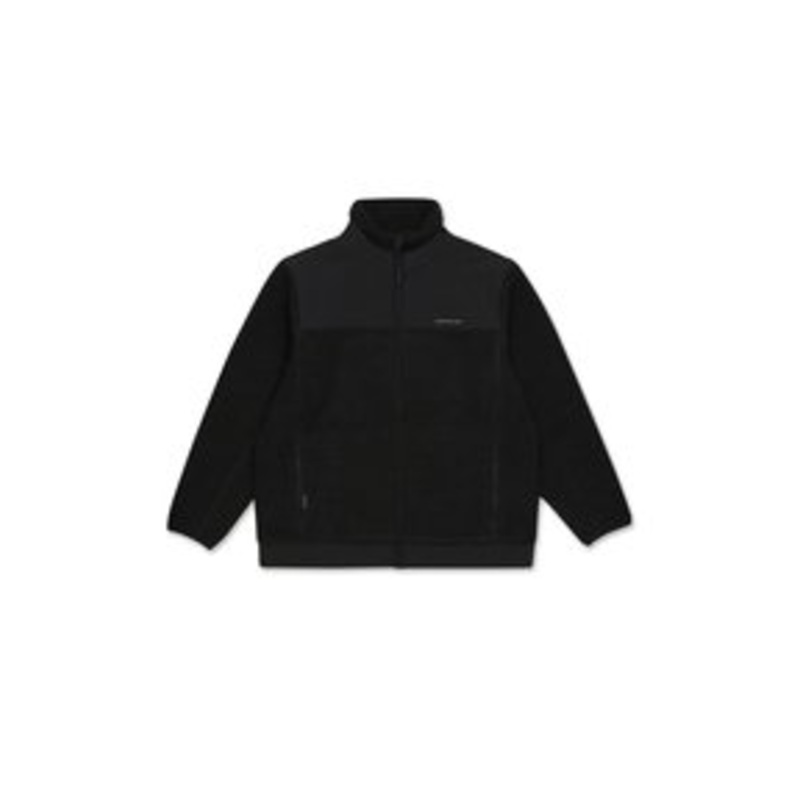 Kapten & Son TEDDY FLEECE JACKET – Fleecejacke – all black/schwarz