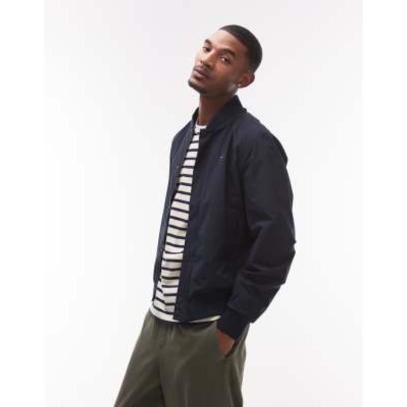 Tommy Hilfiger tech lightweight bomber jacket in navy