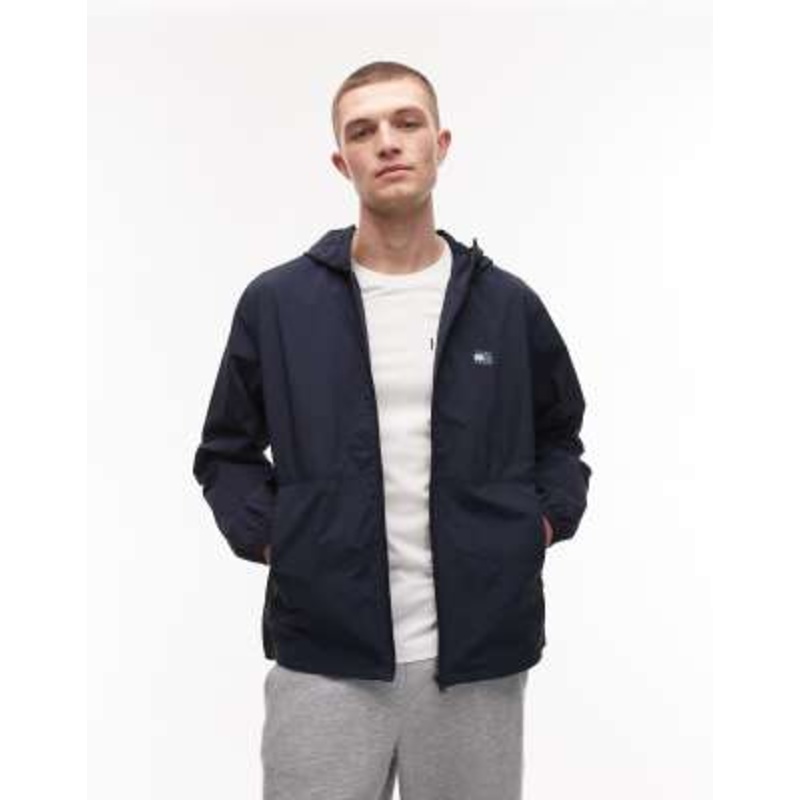 Tommy Jeans chicago windbreaker jacket in navy