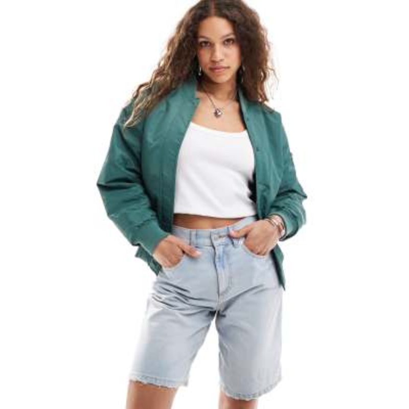 Vans bennett bomber jacket in dark green