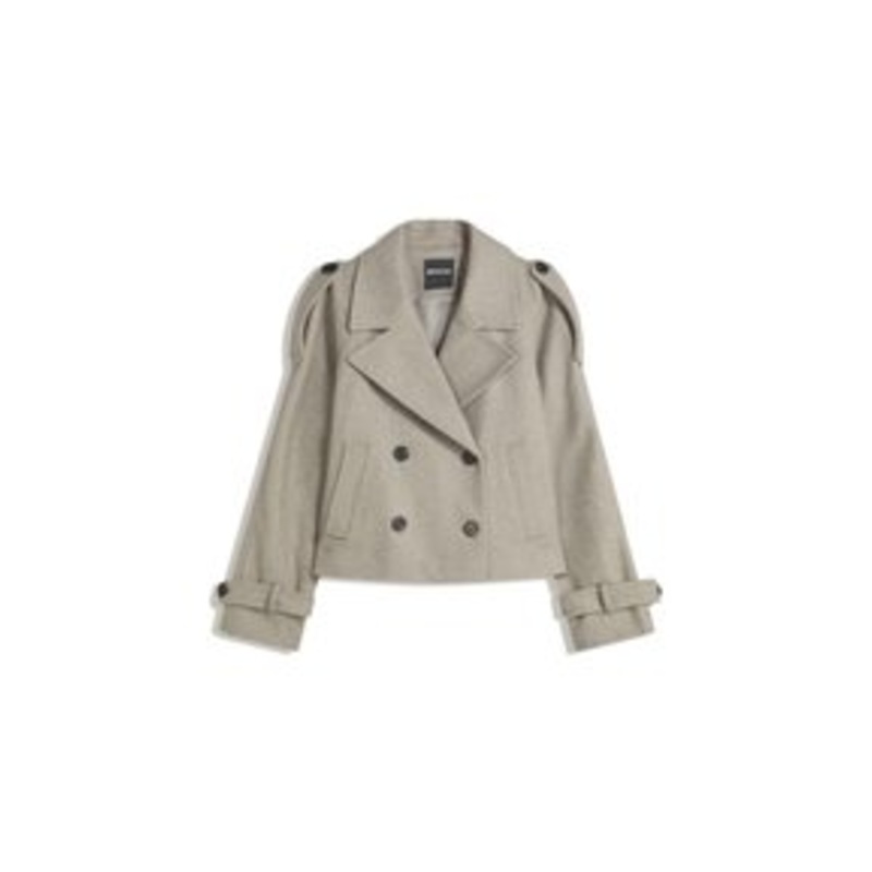 Bershka SOFT JACKET – Leichte Jacke – light grey/hellgrau