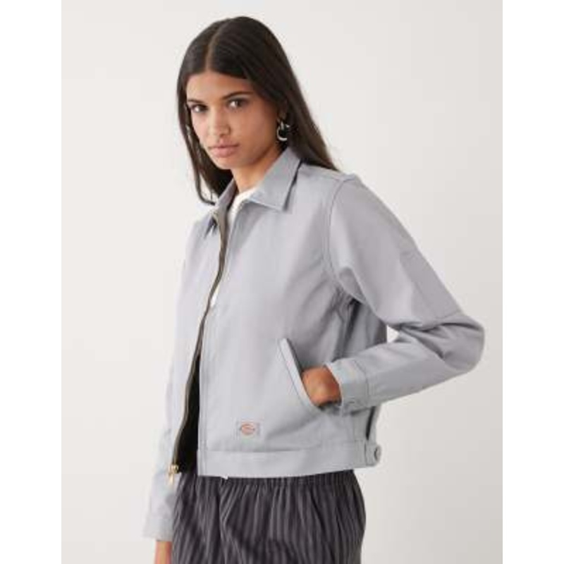Dickies cropped Eisenhower jacket in gray