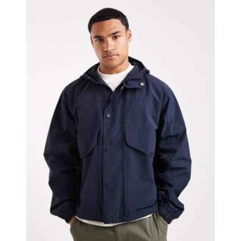Farah shenley hooded jacket in navy