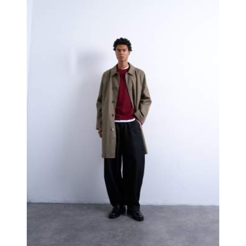 Topman cotton jacket in khaki