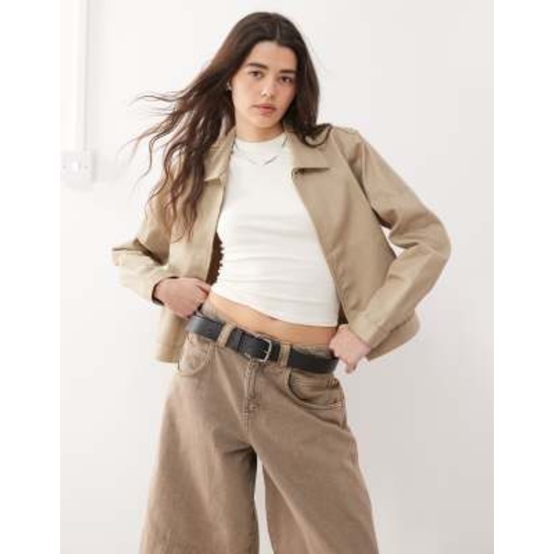 Dickies cropped Eisenhower jacket in khaki